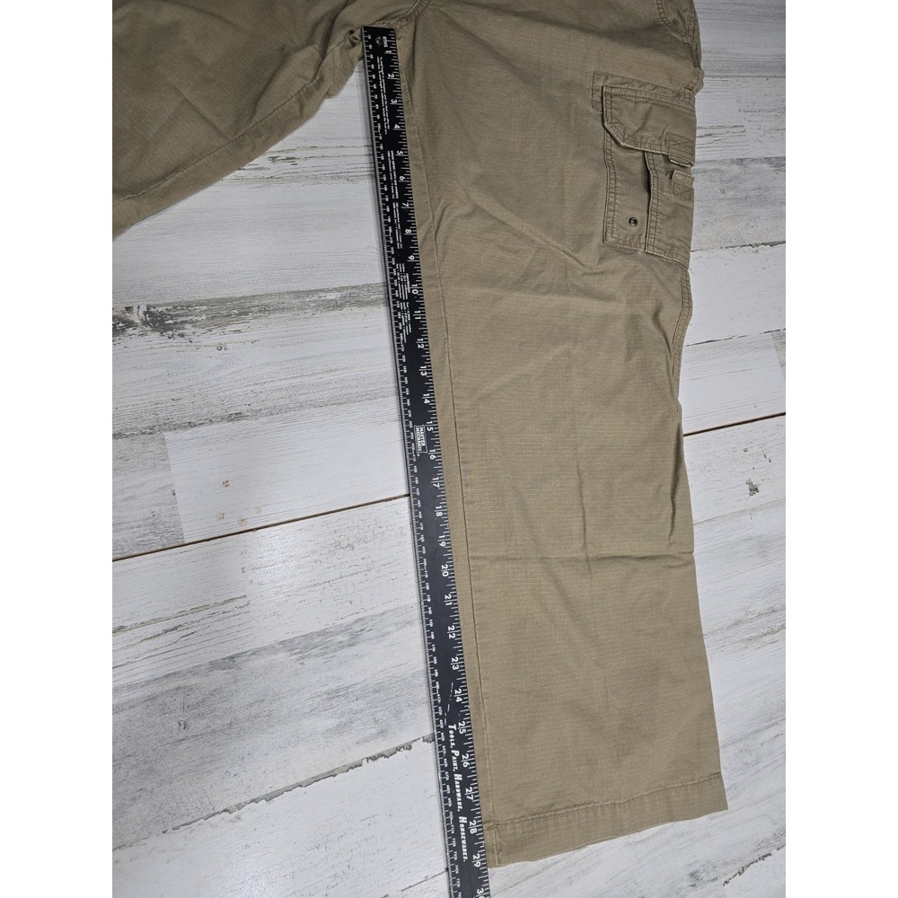 Red Head Brand Co Mens Tan Ripstop Cargo Pants 40x30 Khaki Outdoor Workwear - Picture 4 of 8